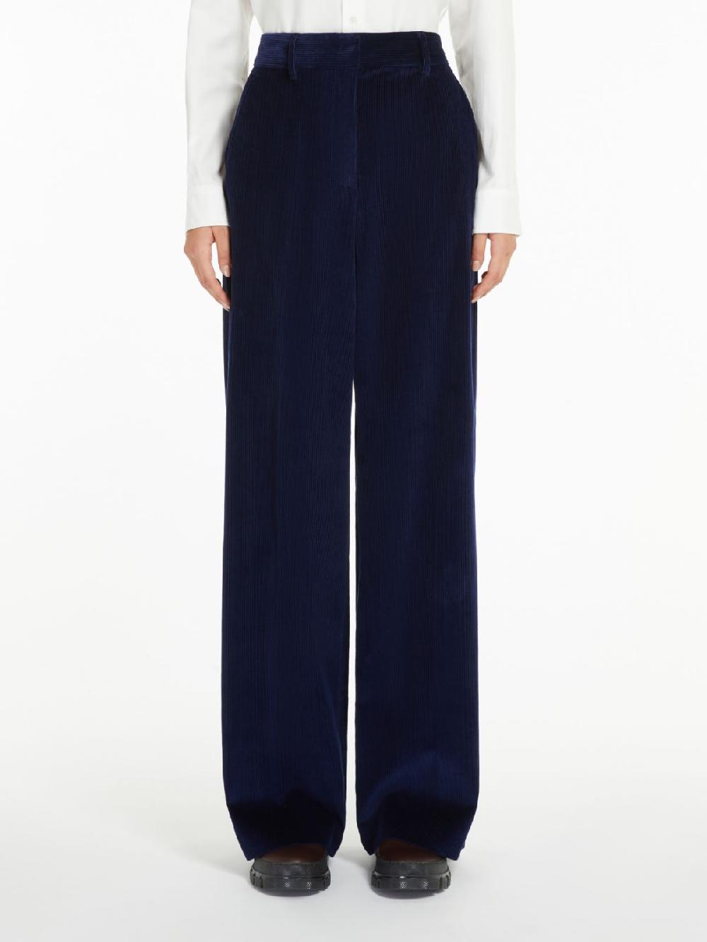 Weekend Pantalone wide leg in velluto Offerta natalizia