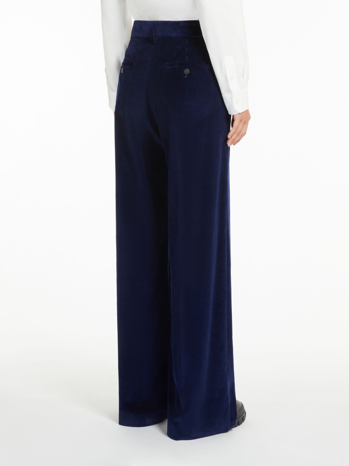 Weekend Pantalone wide leg in velluto Offerta natalizia
