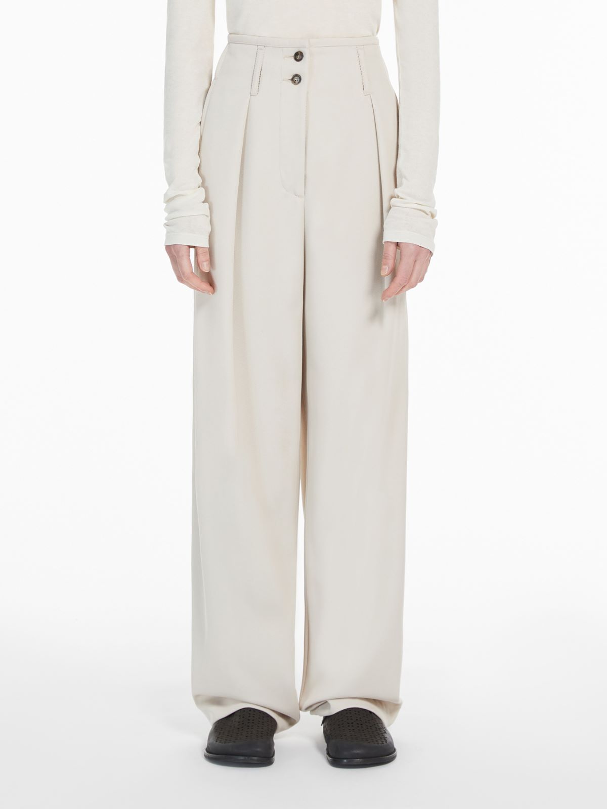 Weekend Pantalone ampio in mista lana In Linea
