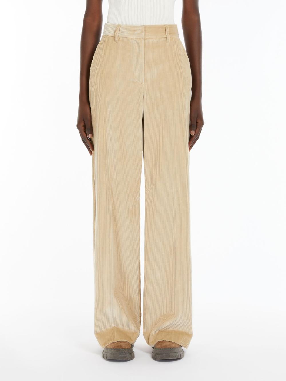 Weekend Pantalone wide leg in velluto Presa