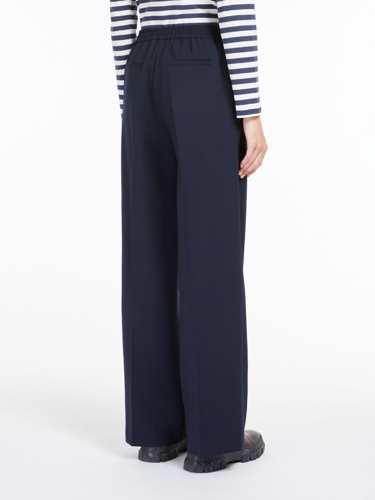 Weekend Pantalone in gabardina di lana Online