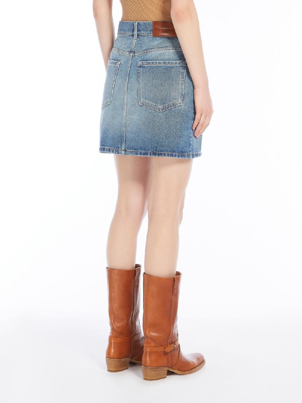Weekend Minigonna in denim con borchie Vendita