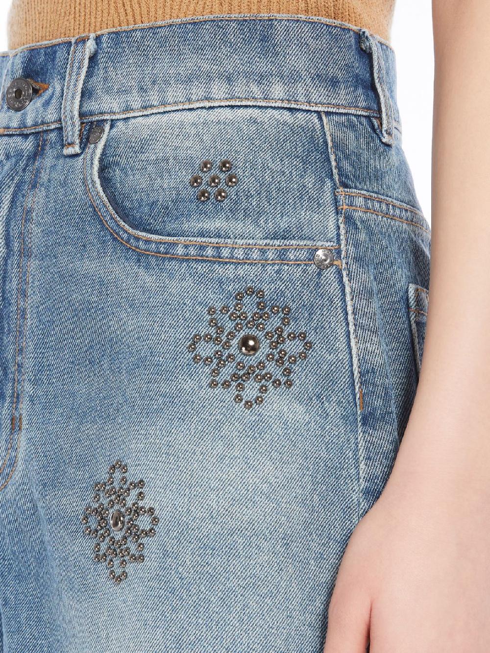 Weekend Minigonna in denim con borchie Vendita