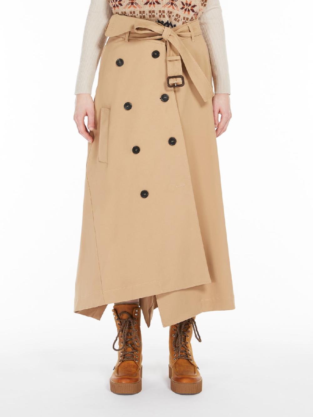 Weekend Gonna trench in gabardina di cotone Consegna Veloce