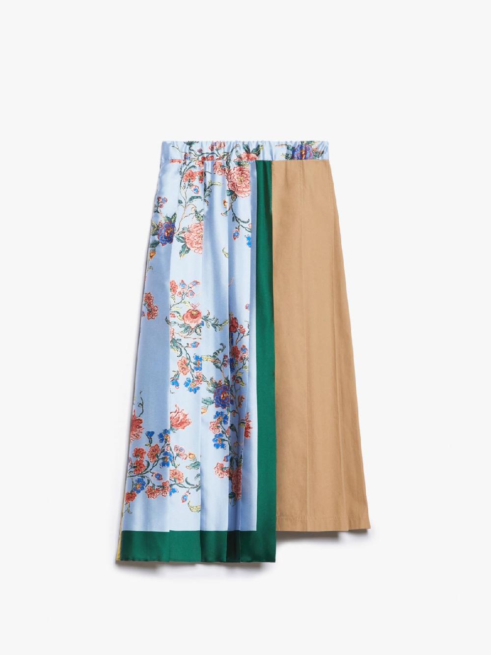 Weekend Gonna midi in tela e twill stampato Promozione Limitata