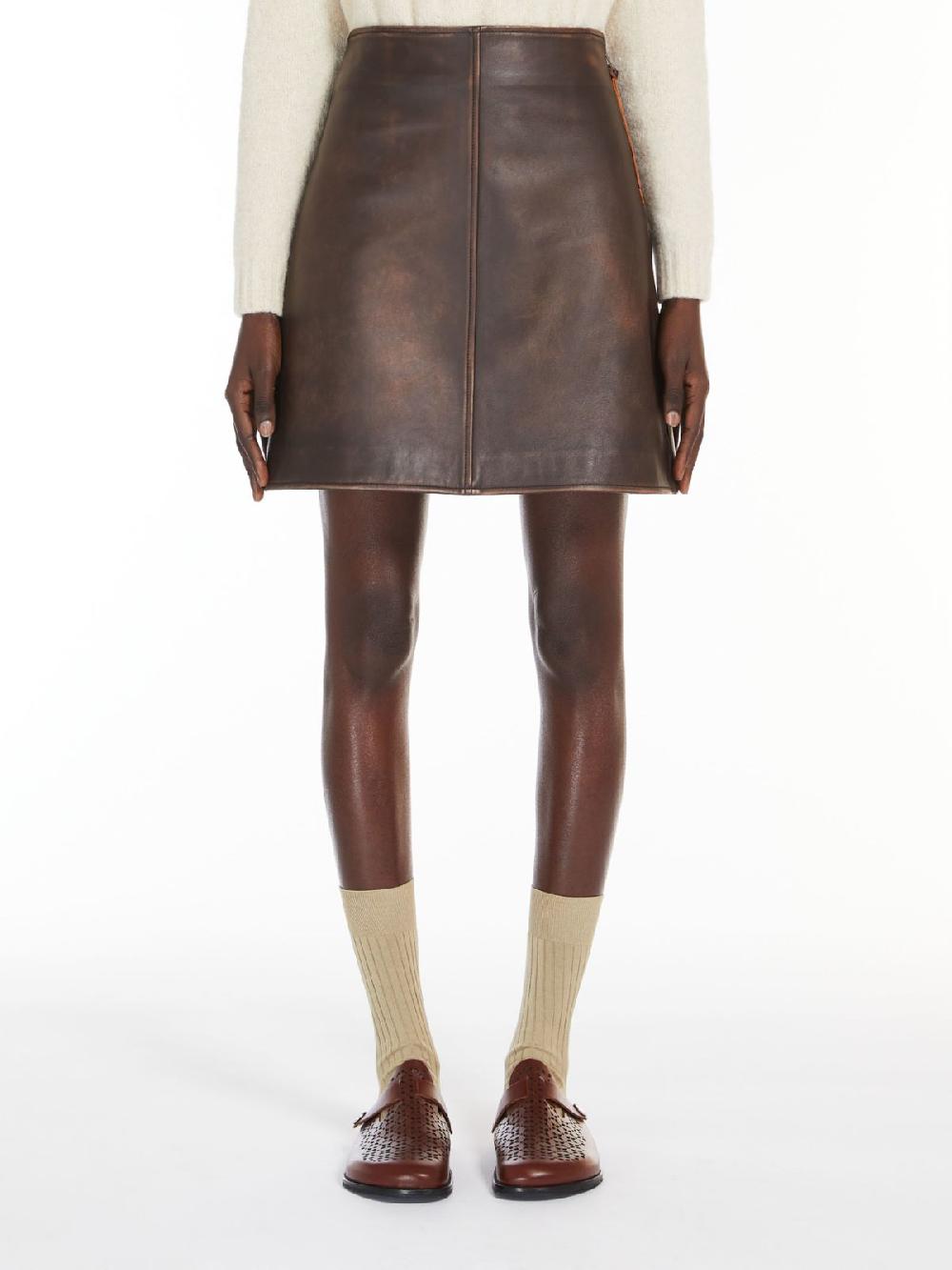 Weekend Gonna mini in pelle Fino Al -60%