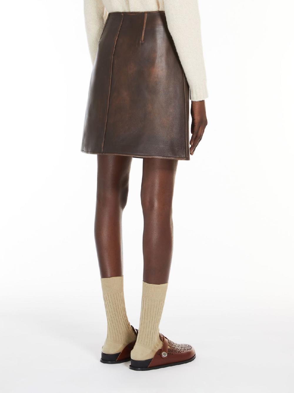 Weekend Gonna mini in pelle Fino Al -60%