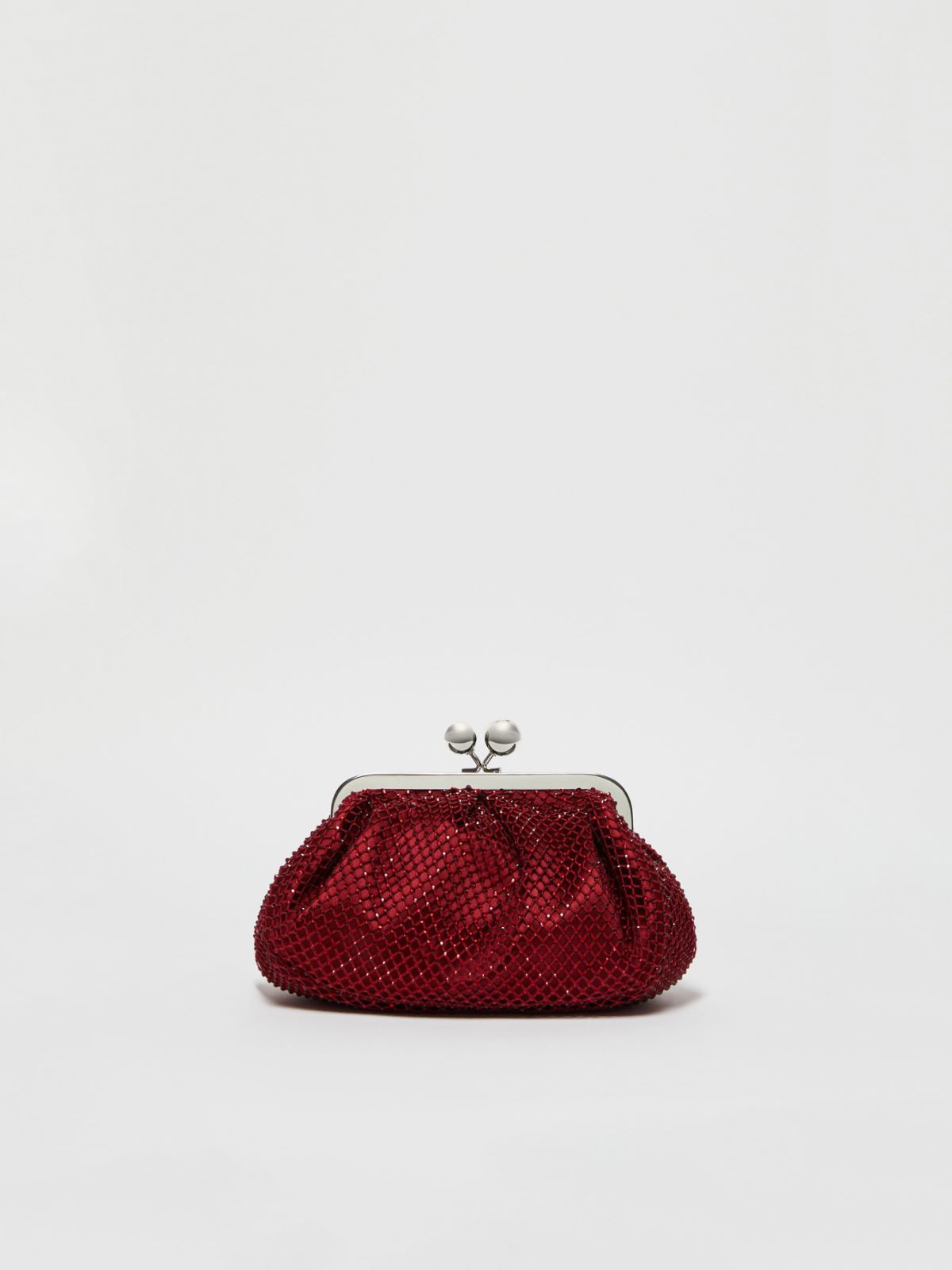 Weekend Pasticcino Bag Small in rete e strass Sconto