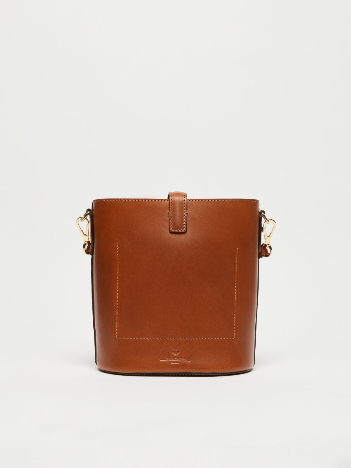 Weekend Borsa a secchiello piccola in cuoio Vendita