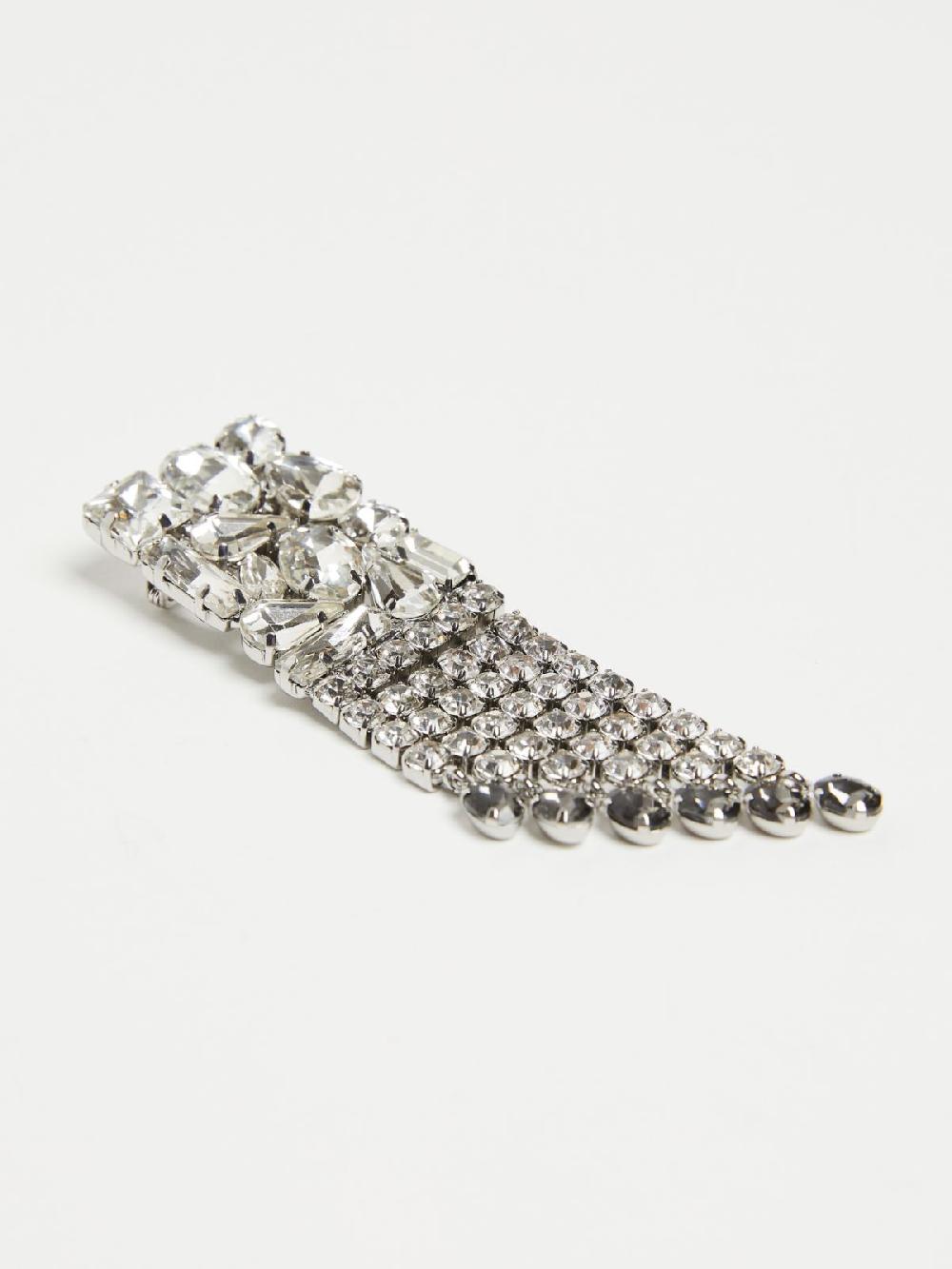 Weekend Spilla in metallo e strass Ritorno libero