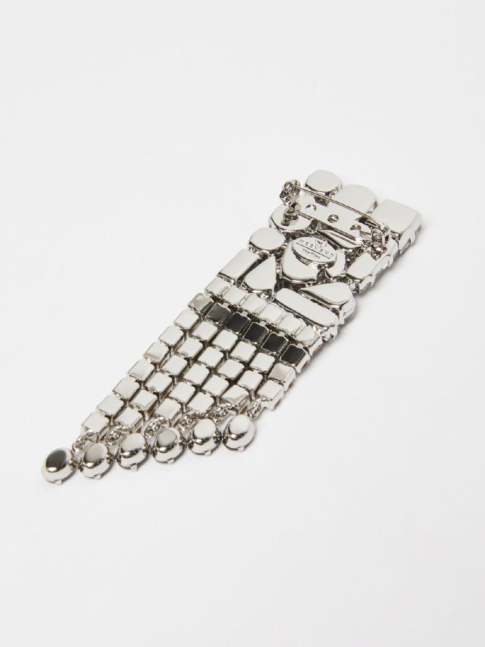 Weekend Spilla in metallo e strass Acquista Ora