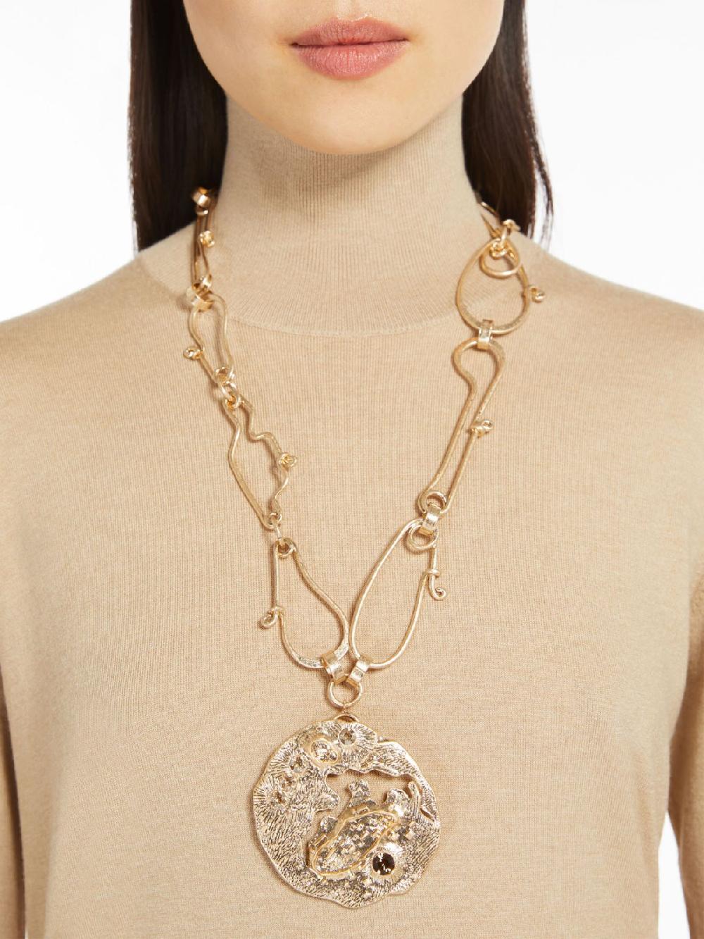Weekend Collana in metallo con spilla Hotsell