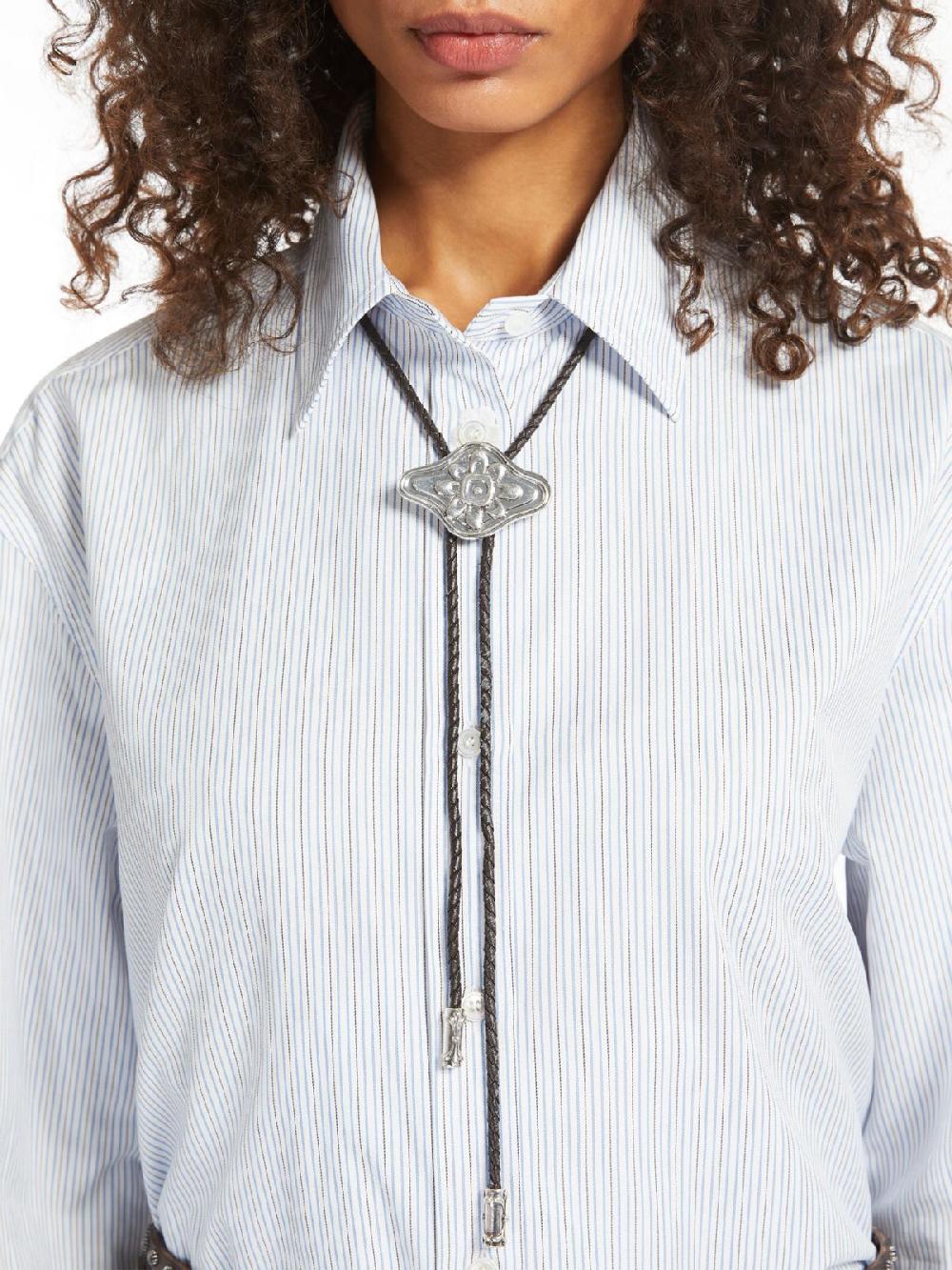 Weekend Collana bolo in tessuto spalmato Saldi Di Fabbrica