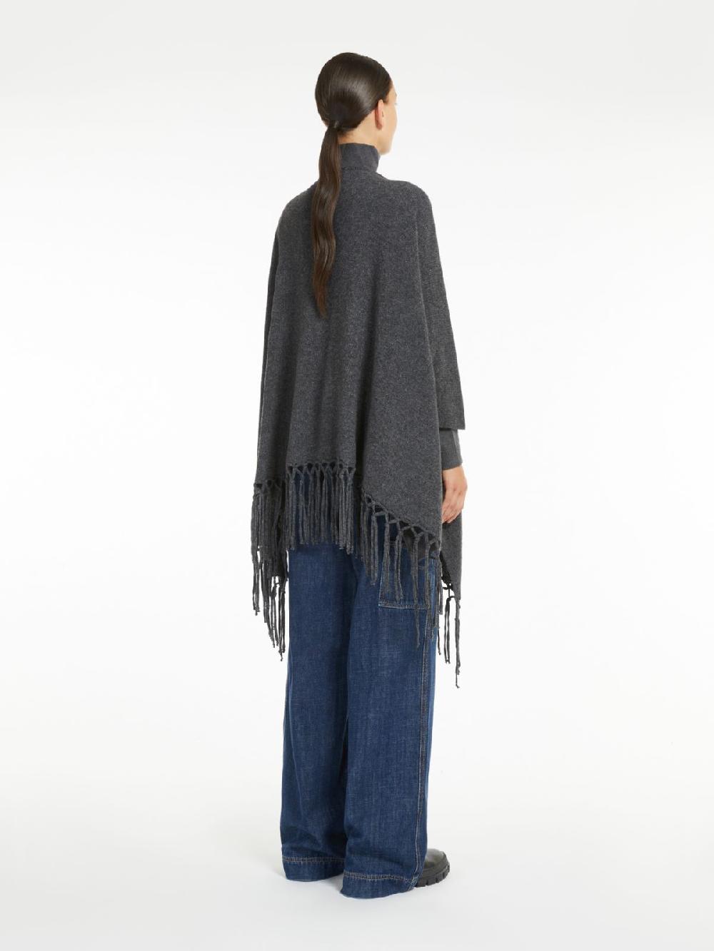 Weekend Poncho in pura lana Moda