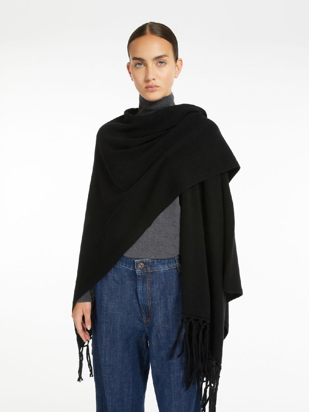 Weekend Poncho in pura lana Sottocosto