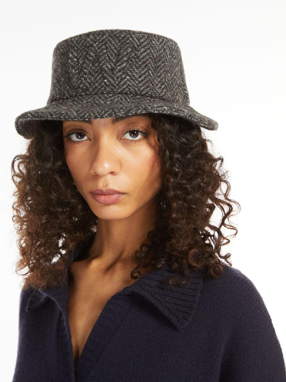 Weekend Cappello in tweed con logo In Linea