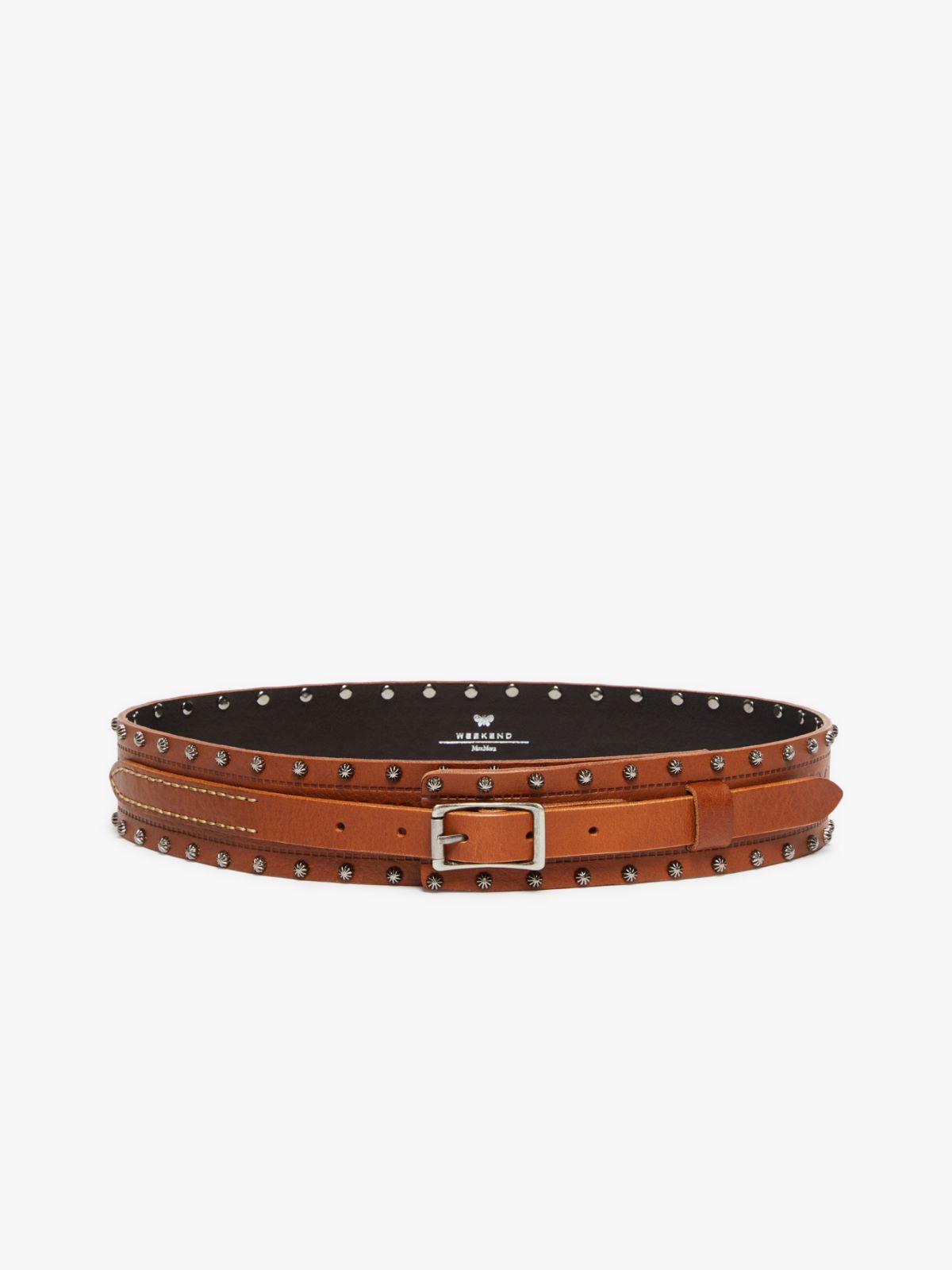 Weekend Cintura in cuoio con borchie Lightning offer