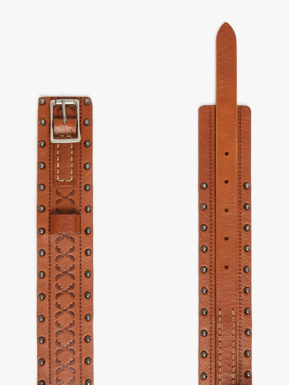 Weekend Cintura in cuoio con borchie Lightning offer